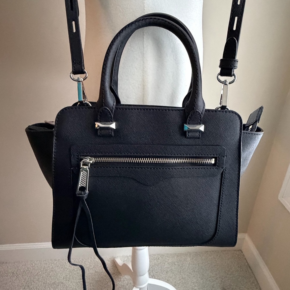 Rebecca Minkoff Avery Black Leather Bag